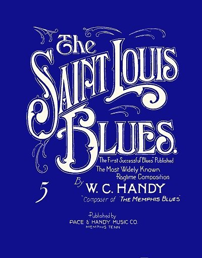 Bessie Smith St Louis Blues W C Handy st louis blues la cover della prima edizione